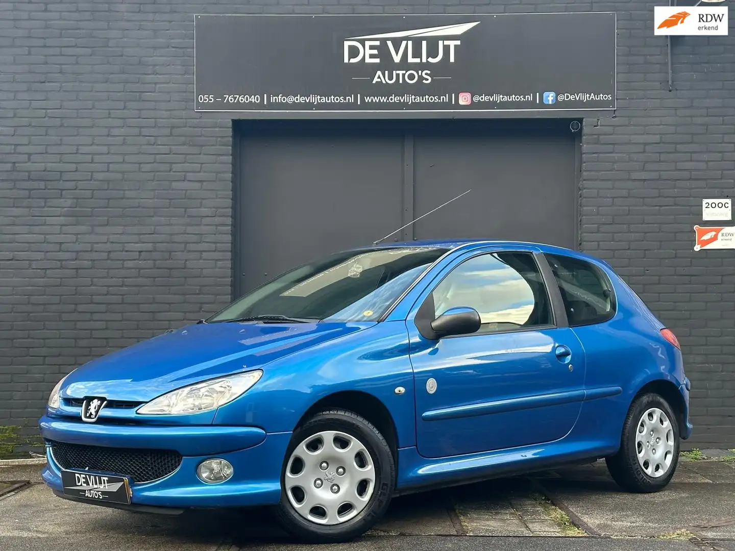 Peugeot 206 1.4 | Airco | Elek Ramen | Cruise Control | Cd Spe Blauw - 1