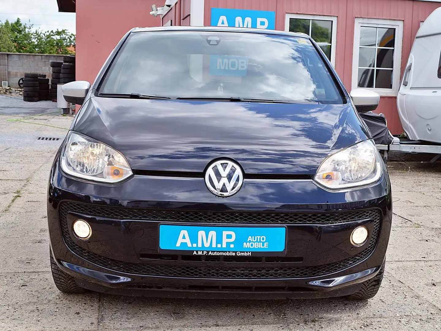 Volkswagen up! AUT, PANO, Sitzhzg, Klima, Temp, BC, el.FH, PDC, Schwarz - 2