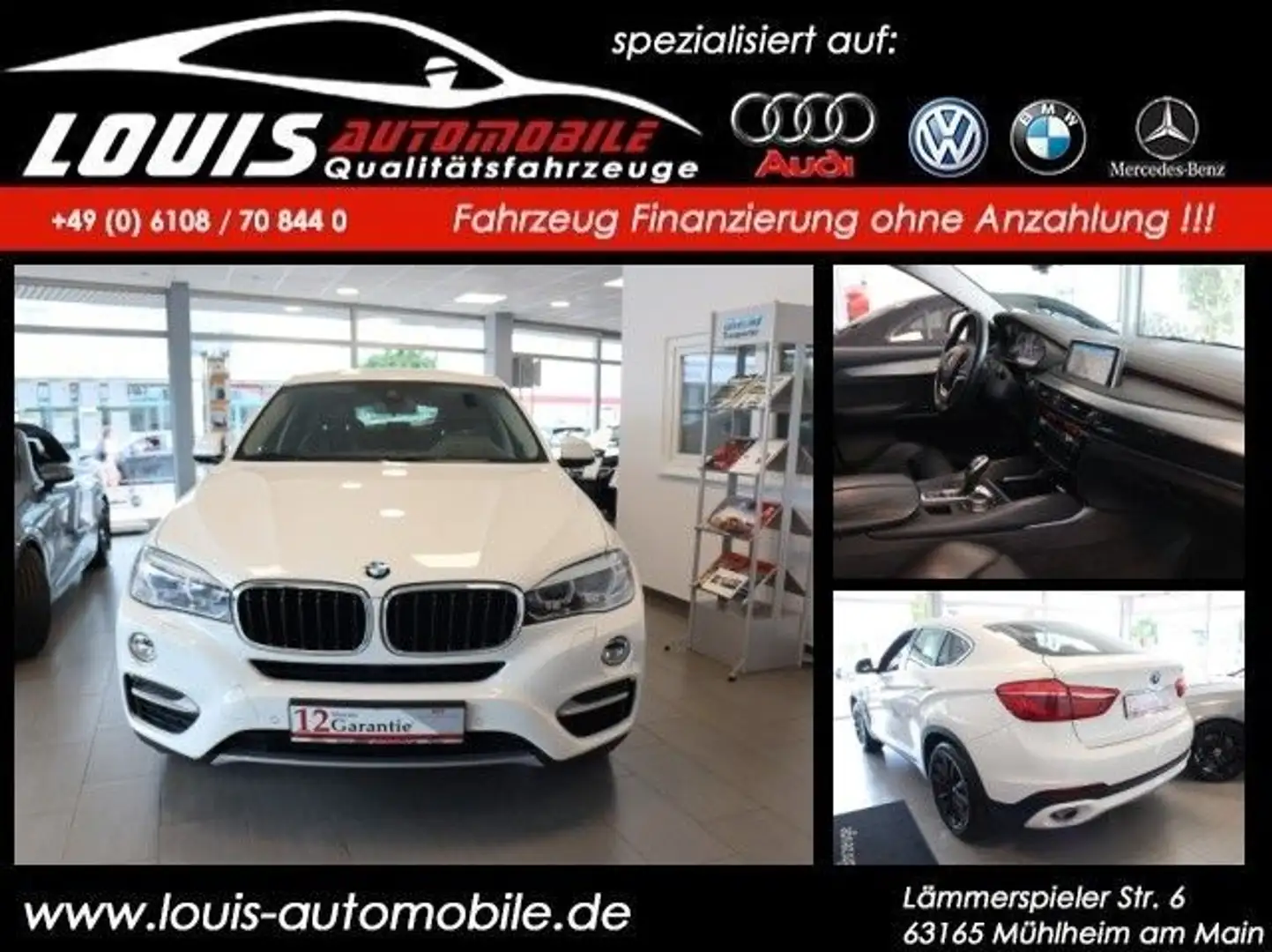 BMW X6 Baureihe X6 xDrive 30 d Head-Up/Leder/Navi Wit - 1