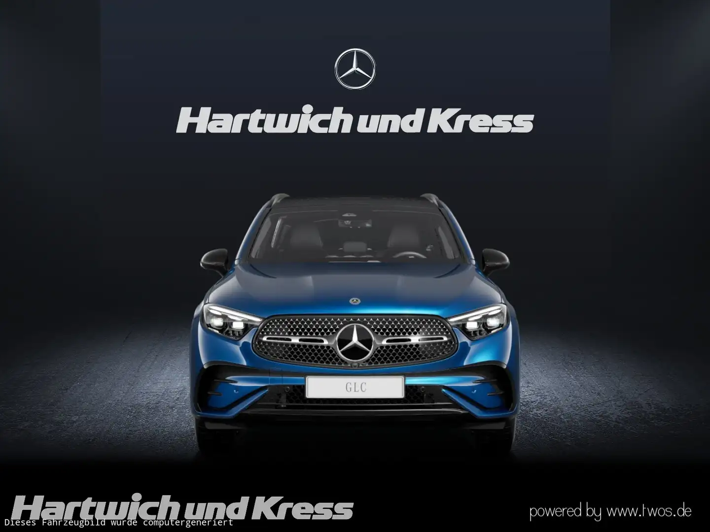 Mercedes-Benz GLC 300 GLC 300 de 4Matic AMG Line+Pano+Burmester+Night+ Blu/Azzurro - 2