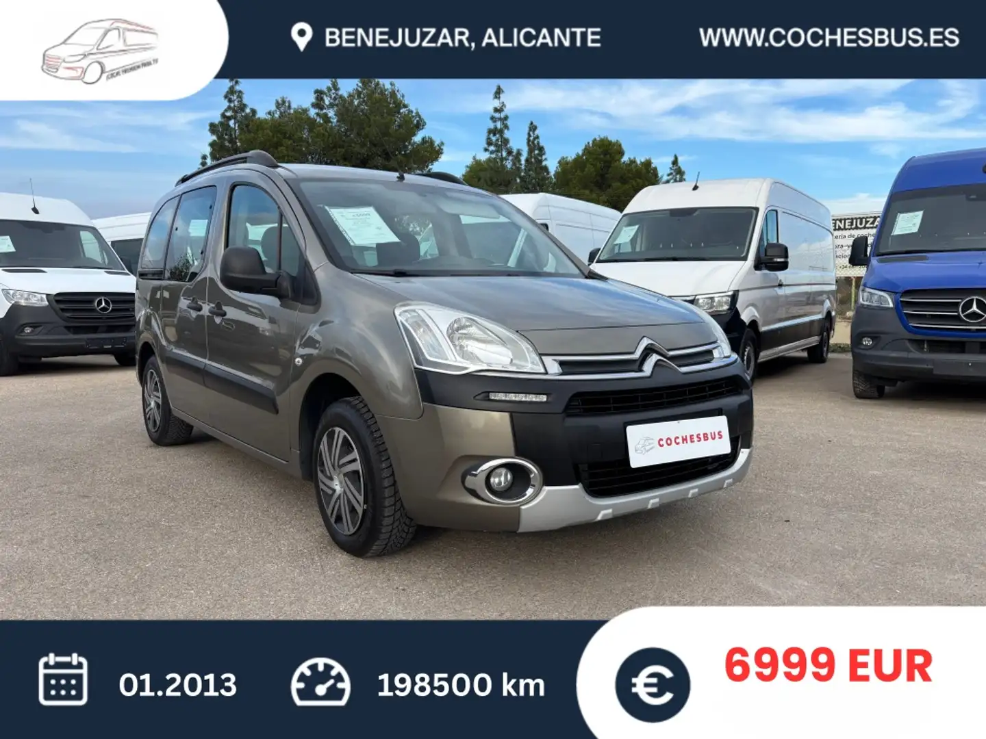 Citroen Berlingo Combi 1.6HDI X Tonic 75 Bruin - 1