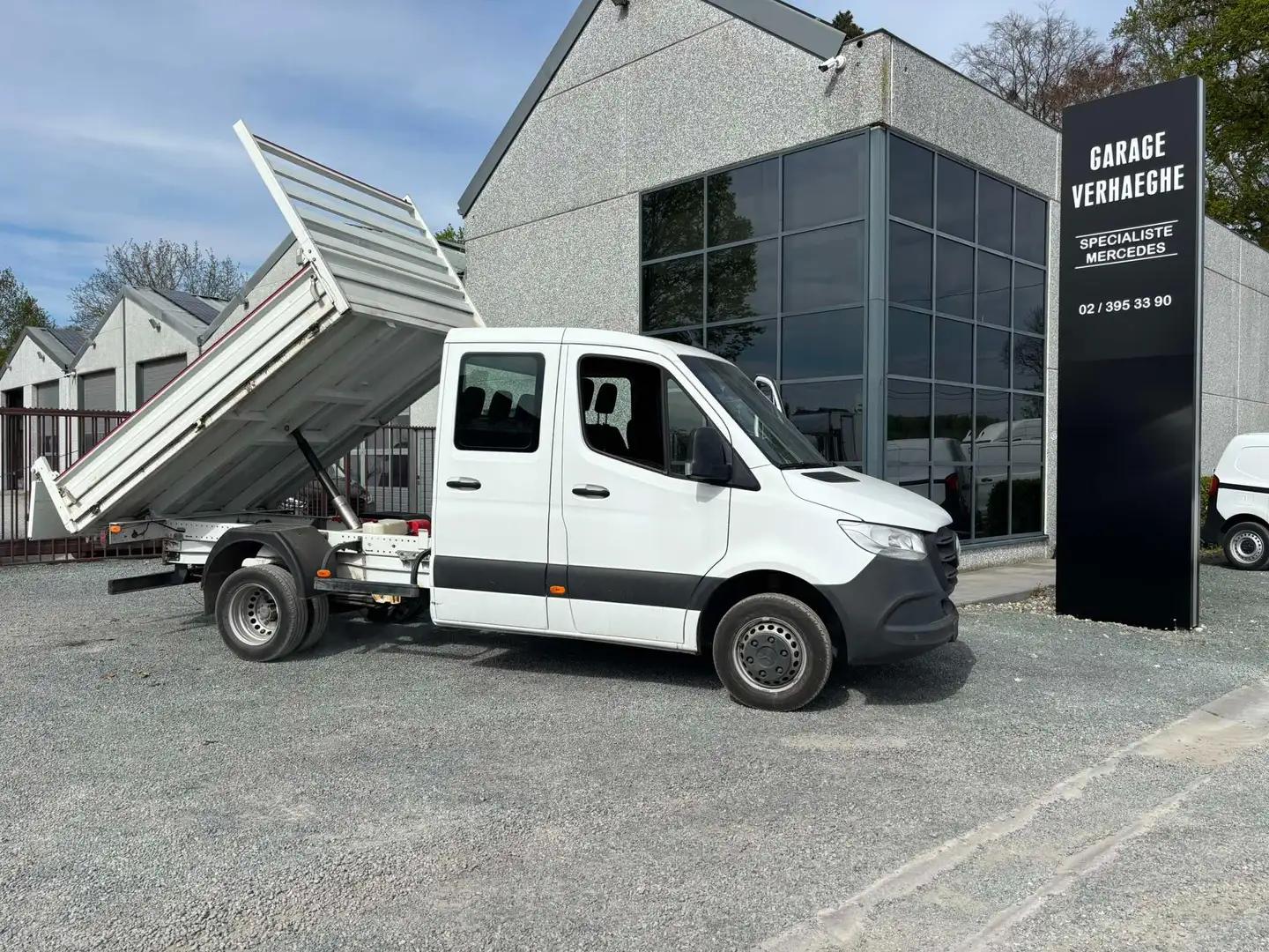 Mercedes-Benz Sprinter 514 CDI - BENNE - 28.500 EUR + TVA/BTW Blanc - 1