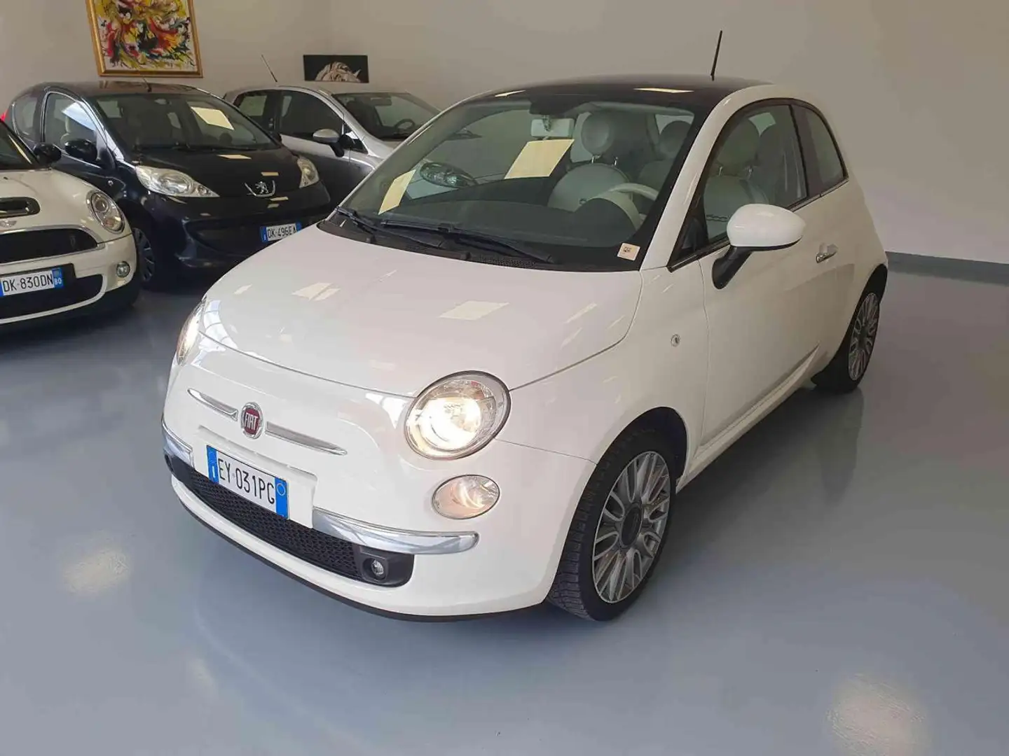 Fiat 500 1.2 Automatica Blanc - 1