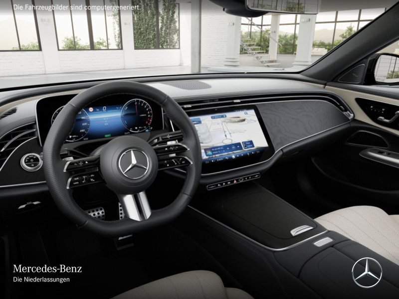 Mercedes-Benz E 400 e 4M Hybrid AMG Fahrass 360° Airmat Pano HUD — photo 10