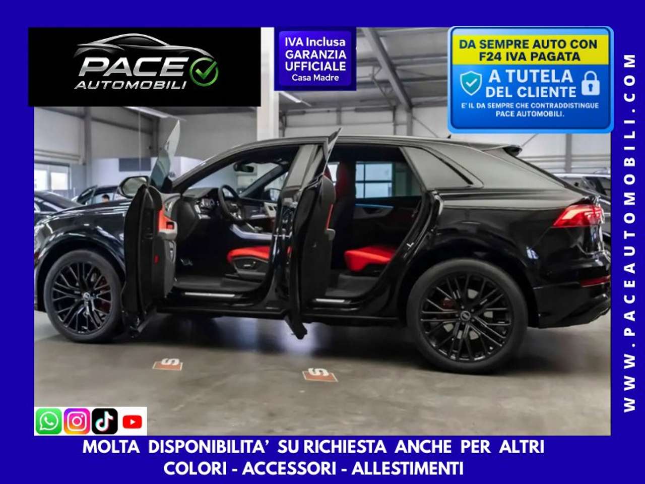 Audi Q8 IVA ESPOSTA 55 SLINE S-LINE COMPETITION BLACK 22