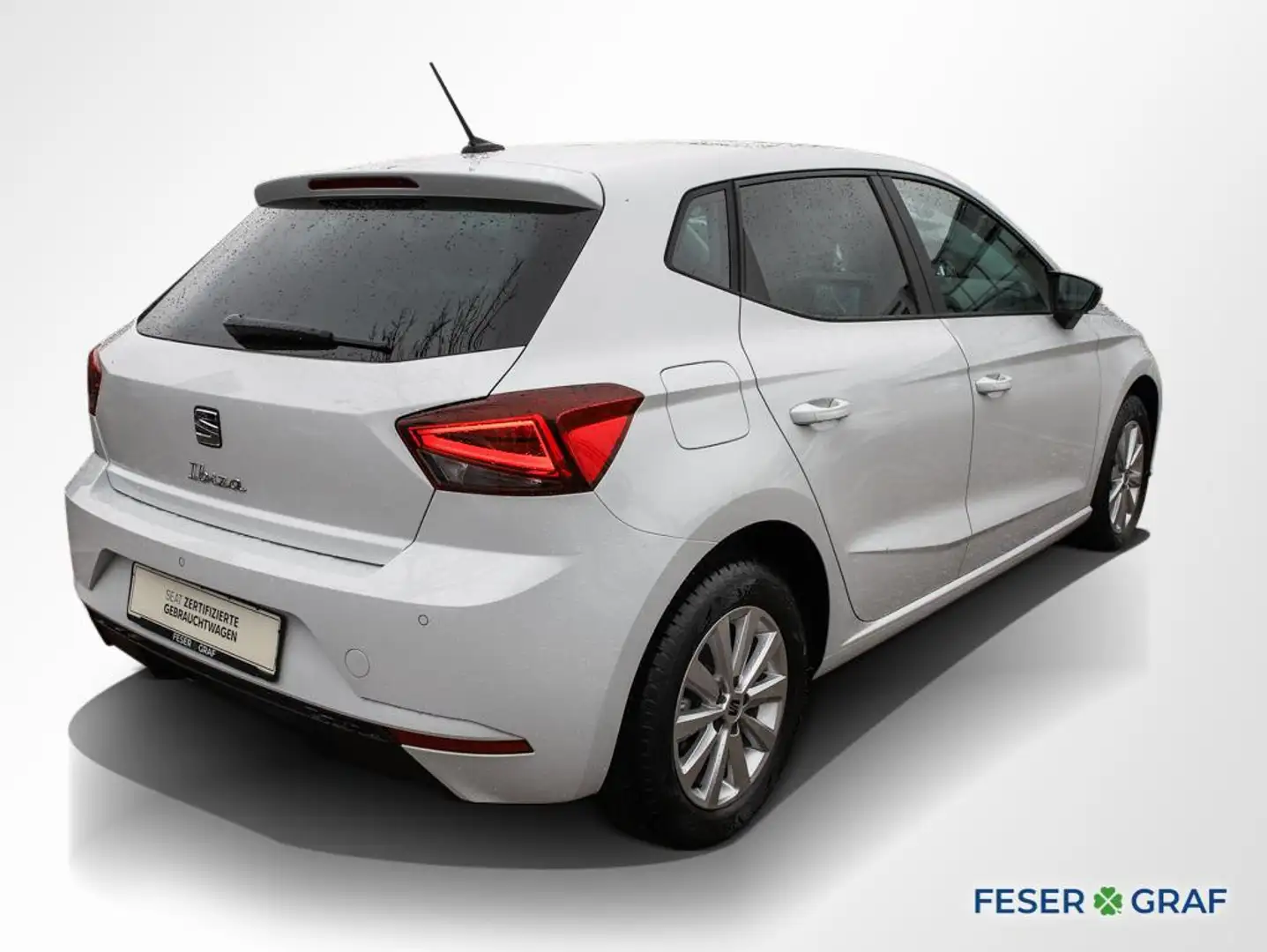 SEAT Ibiza 1.0 TSI Style ACC LED Navi RüKa Sitzh. Weiß - 2