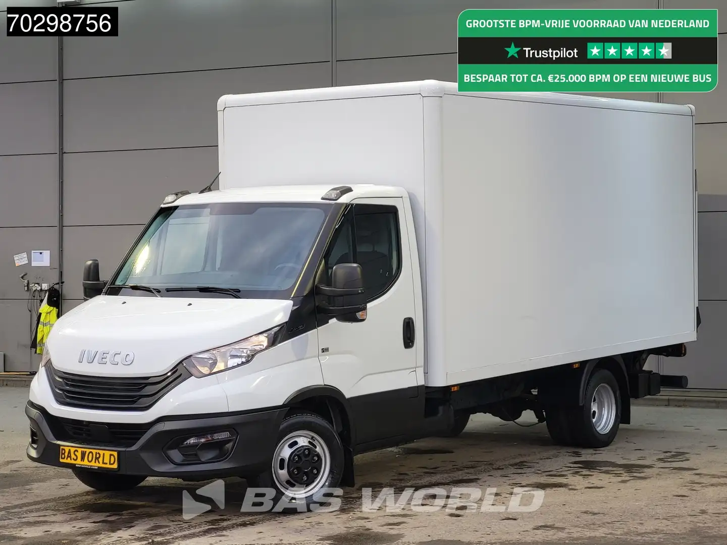 Iveco Daily 35C16 Laadklep Dubbellucht Bakwagen 160PK Airco 3, Blanc - 1