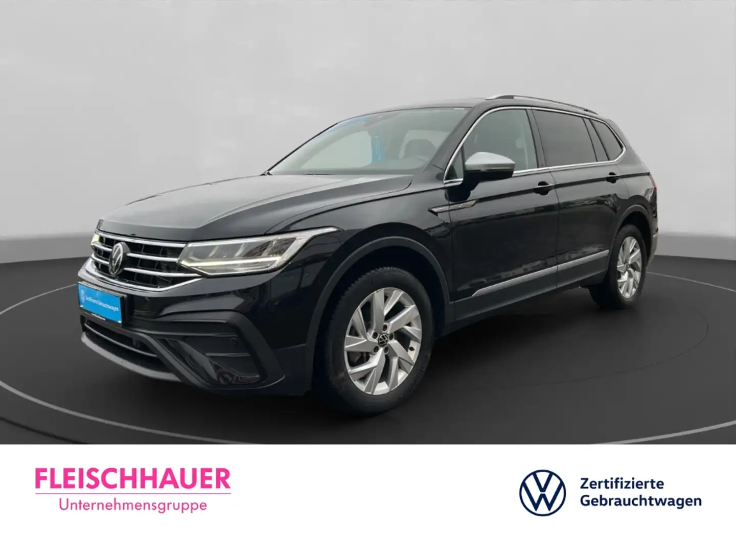 Volkswagen Tiguan Allspace 2.0 Life DSG+NAVI+KLIMAAUT+SHZ Schwarz - 1