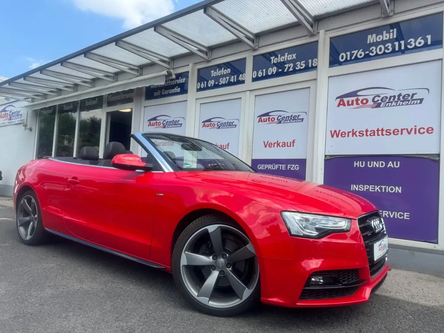 Audi A5 Cabriolet 2.0 TDI  quattro  S-Line*Navi*Sizhg Rot - 1