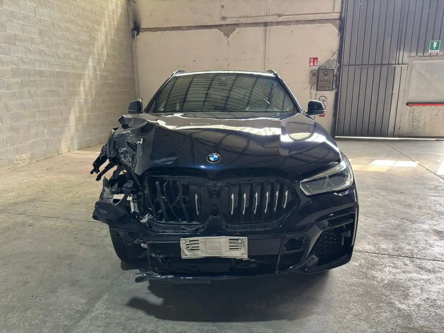 BMW X6 xdrive40d mhev 48V Msport auto START - INCIDENTATA Blu/Azzurro - 2