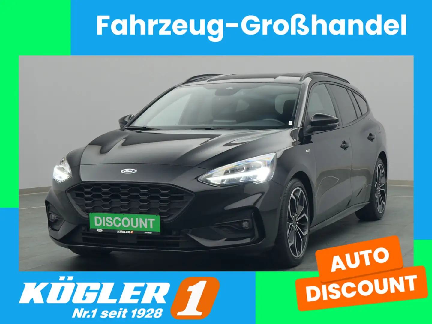 Ford Focus Turnier ST-Line 125PS/Easy-Parking-Paket Schwarz - 1