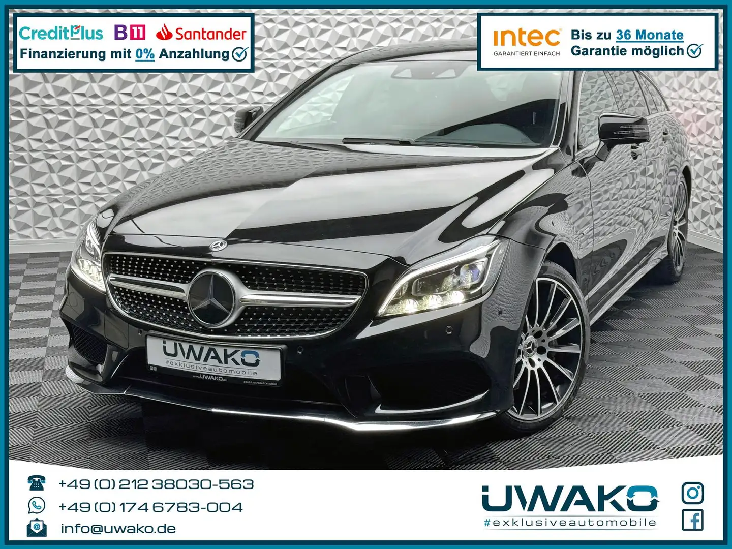Mercedes-Benz CLS 350 CLS 350d AMG/9G/4MATIC/DISTRO/PANO/360°/ILS/RCAM Schwarz - 1