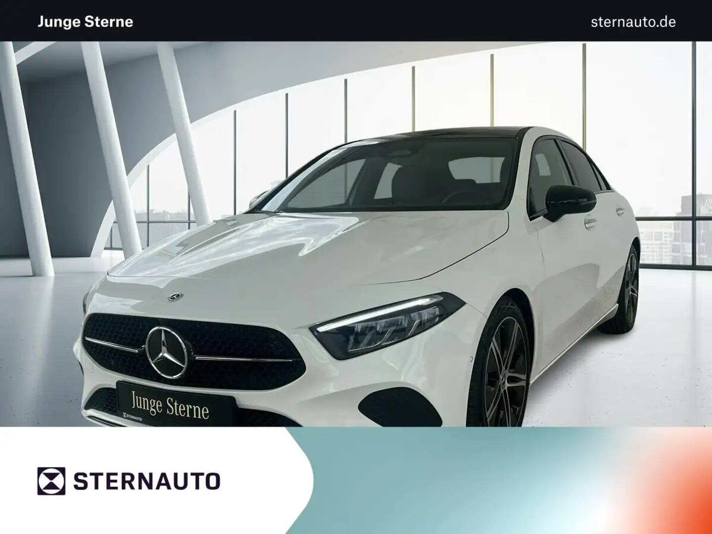 Mercedes-Benz A 200 A 200 Progressive/Pano-Dach/AHK/Kamera Navi/Autom. Weiß - 1