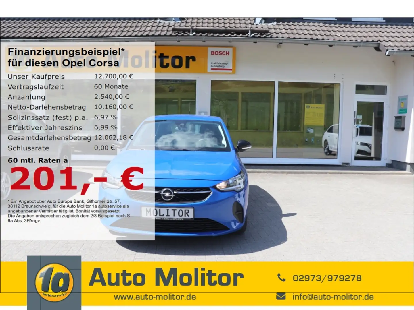 Opel Corsa F Edition 1.2 Turbo EU6d DAB SHZ Keyless Entry Spu Bleu - 1