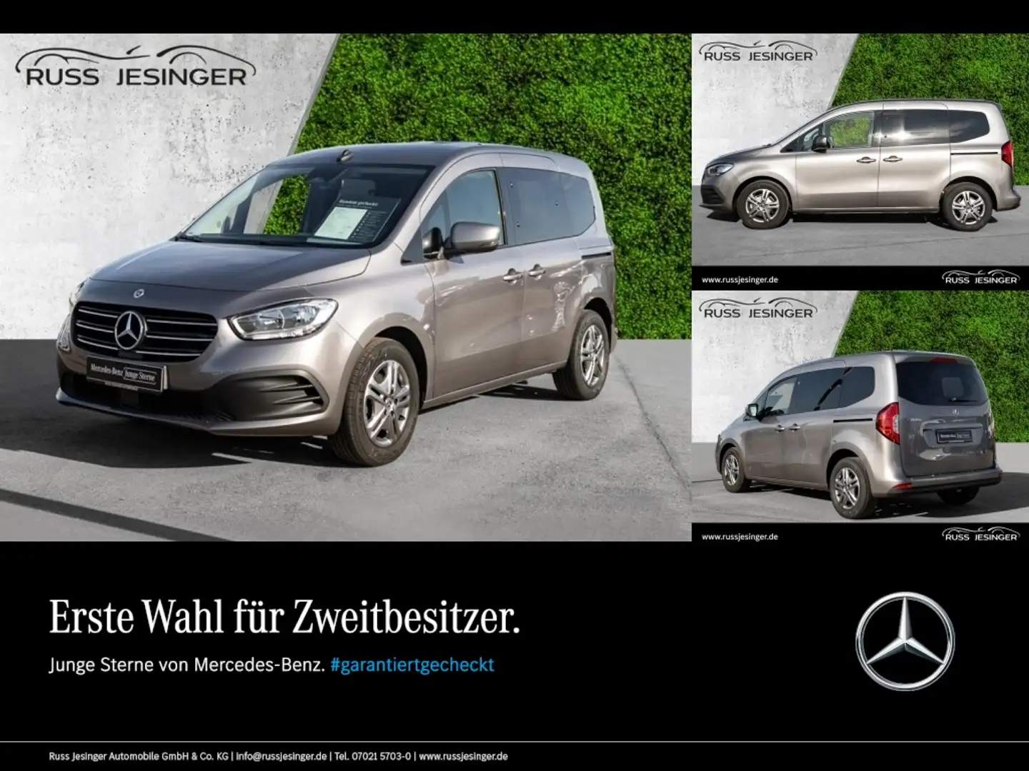 Mercedes-Benz T-Class T 160 d STYLE  *Klima*Navi*Tempomat*Totwinkel* Grau - 1