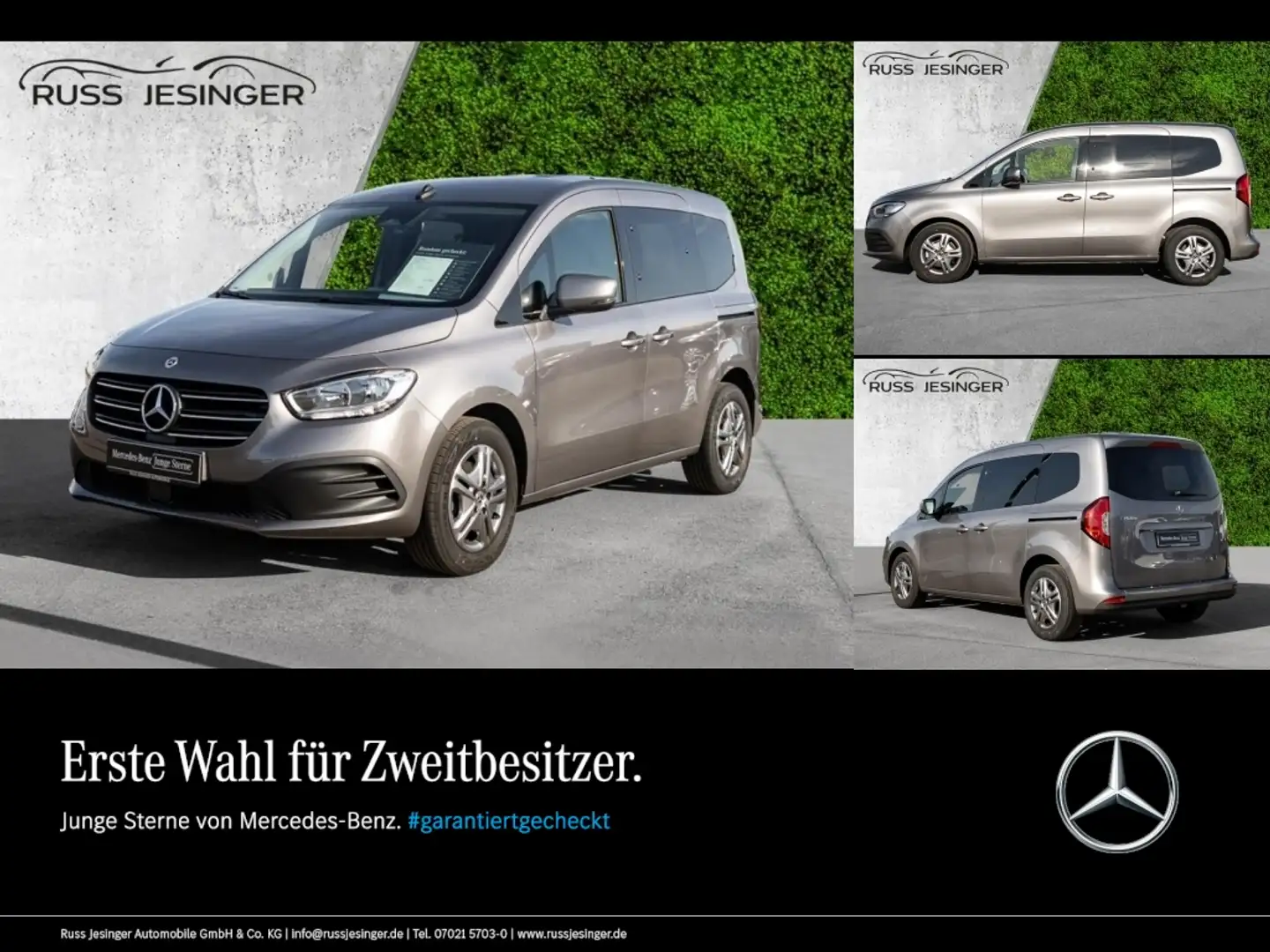 Mercedes-Benz T-Class T 160 d STYLE  *Klima*Navi*Tempomat*Totwinkel* Gris - 1
