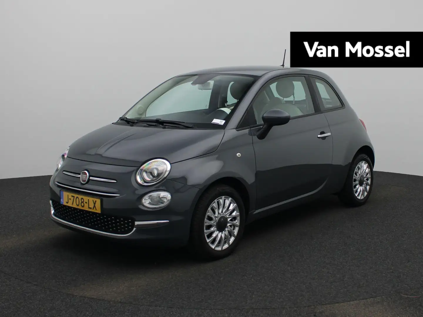Fiat 500 1.0 Hybrid Lounge | Navigatie | Airco | Cruise Con Grijs - 1