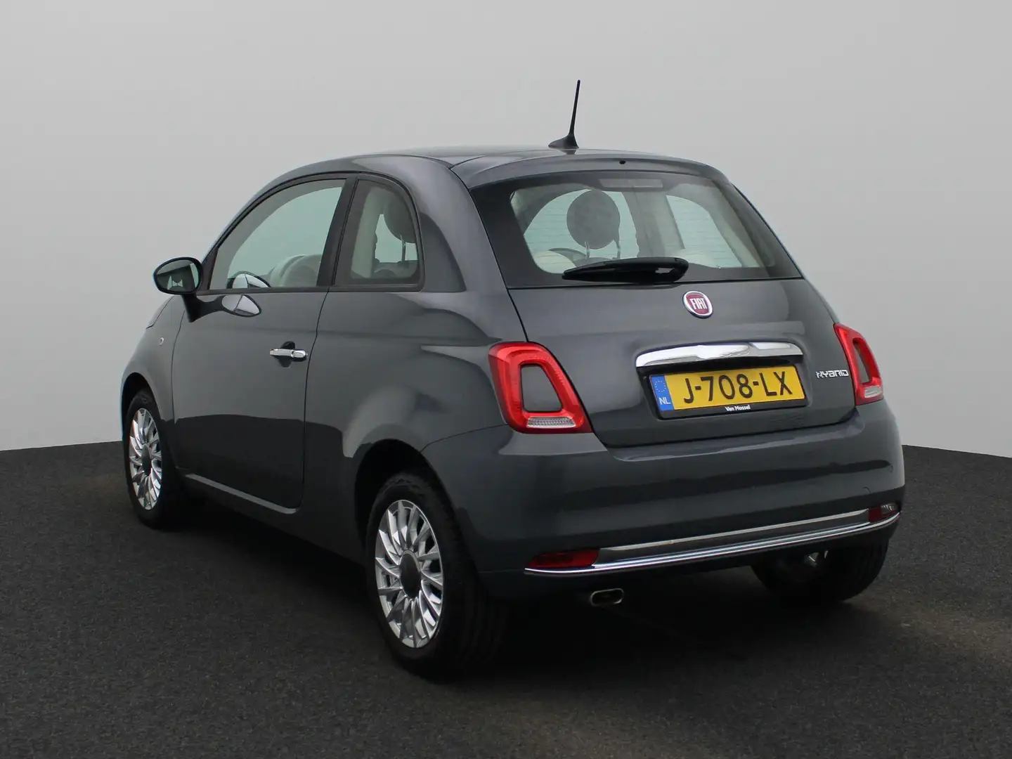 Fiat 500 1.0 Hybrid Lounge | Navigatie | Airco | Cruise Con Grijs - 2