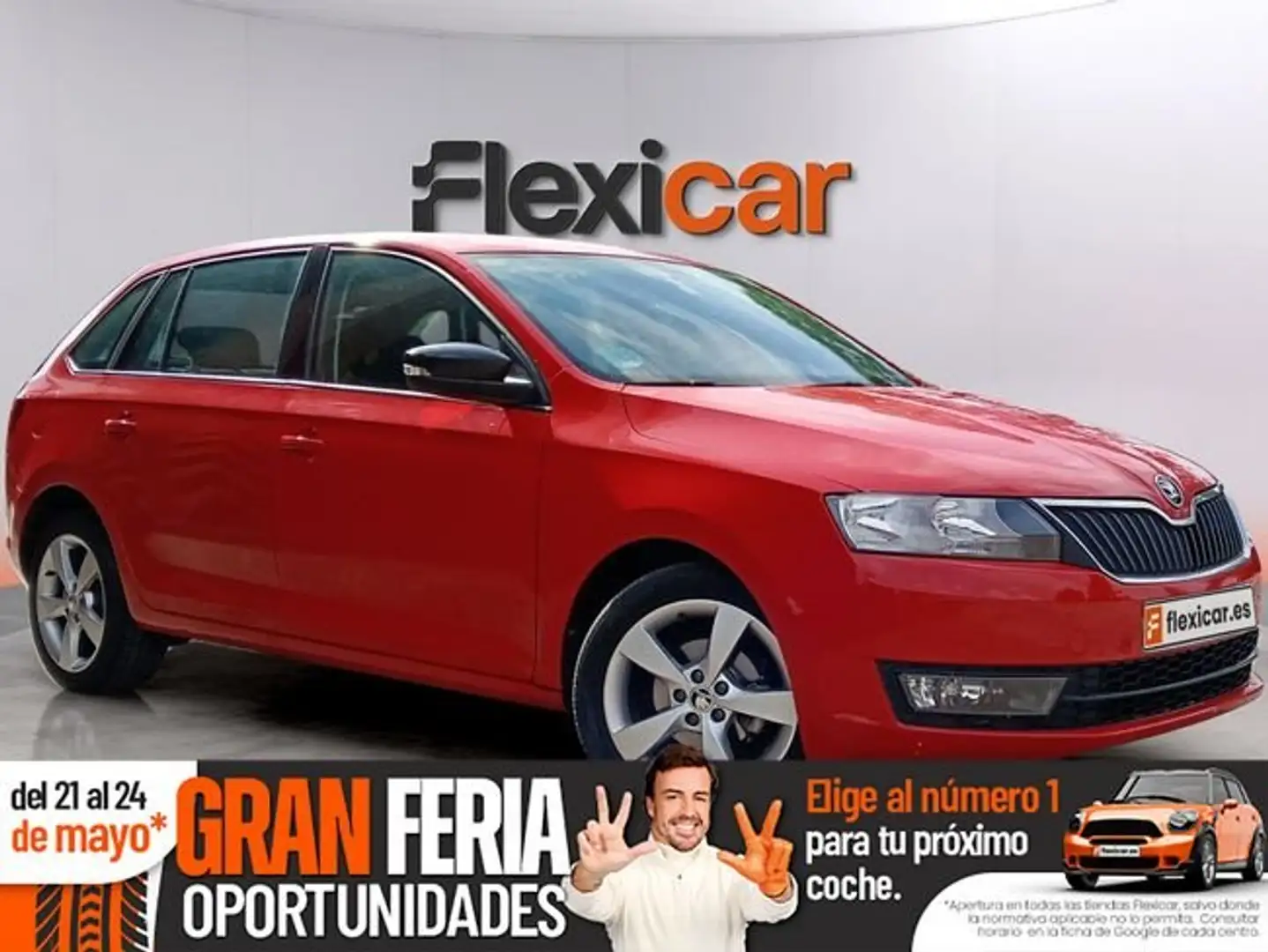 Skoda Rapid/Spaceback 1.2TSI Active 66kW Rojo - 1