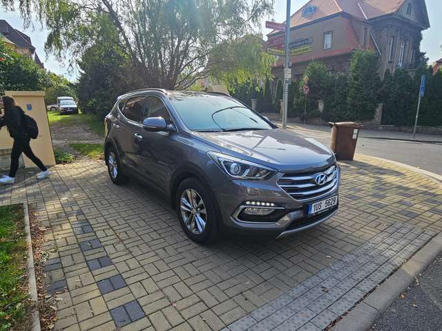 Imagine Hyundai Grand Santa Fe Grand Santa Fe blue 2.2 CRDI 4WD Automatik Premium