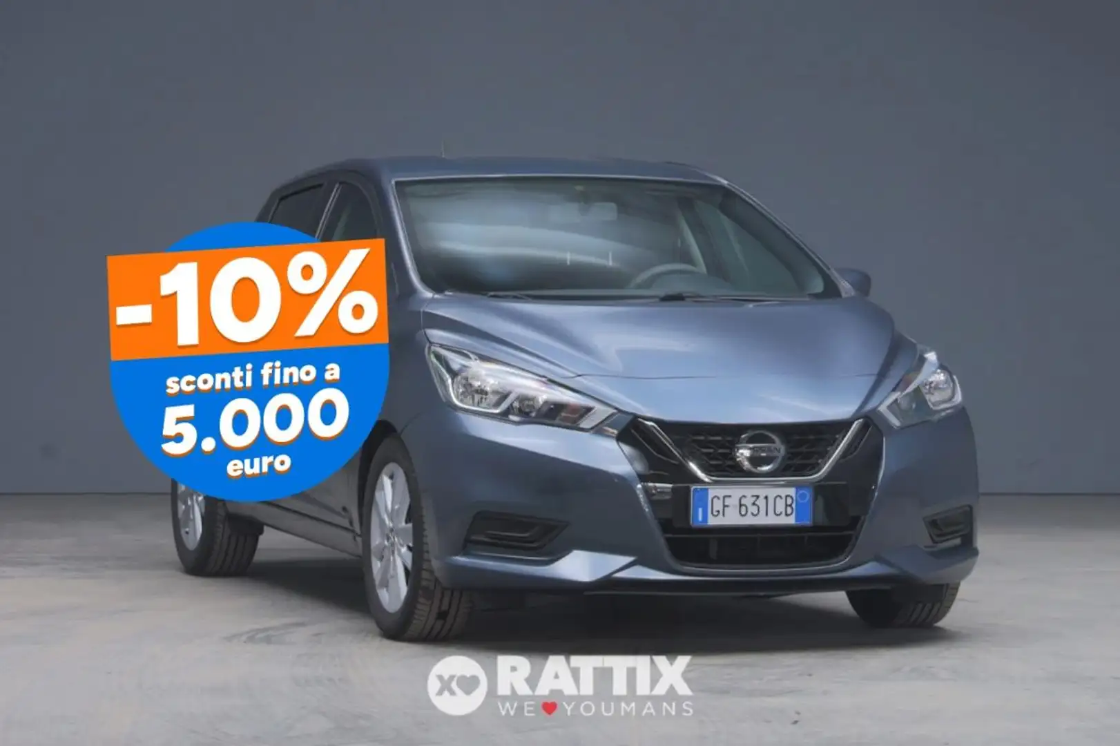 Nissan Micra 1.0 100CV Acenta xTronic Grigio - 1
