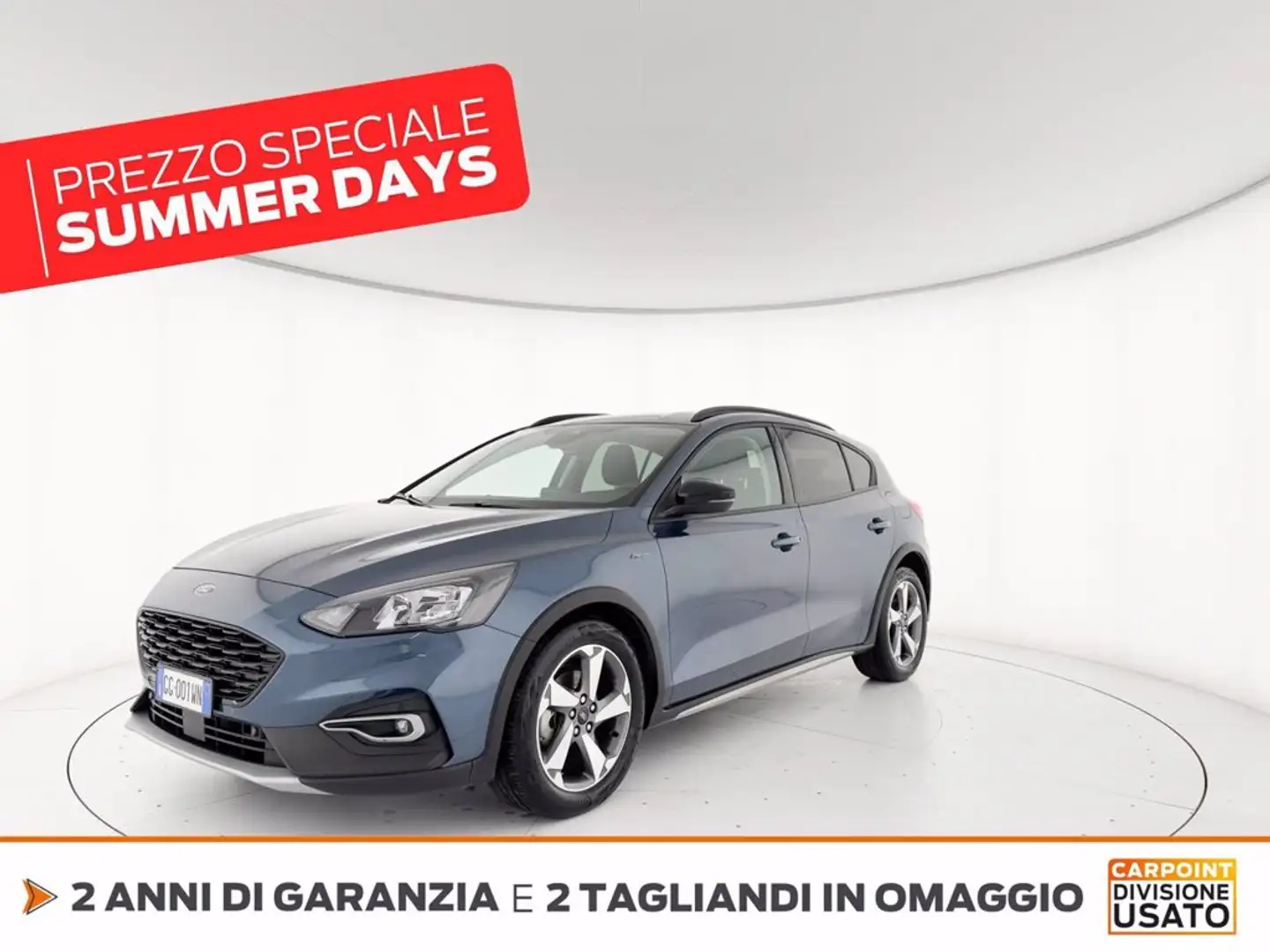 Ford Focus active 1.0 ecoboost h s&s 125cv my20.75 Kék - 1