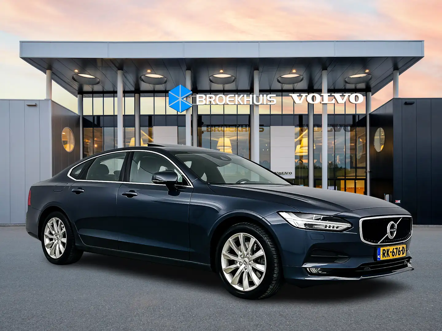 Volvo S90 T5 Momentum Business | 18" | Leder | Schuifdak | H Blau - 2