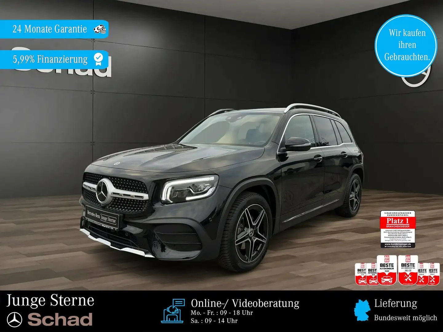 Mercedes-Benz GLB 200 GLB 200 +AMG+DISTR+MULTIBEAM+KAMERA+AMBI+EASY-P+ Schwarz - 1