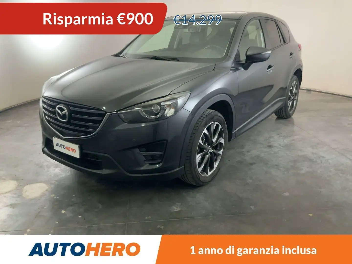 Mazda CX-5 2.2 Turbodiesel Exceed 150 CV 4WD Grigio - 1