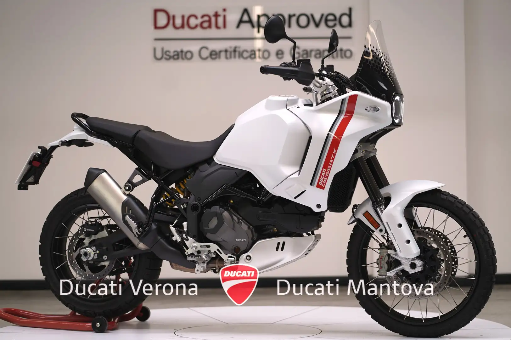 Ducati DesertX Desert X solo 13.853 - anno 2022 Weiß - 2