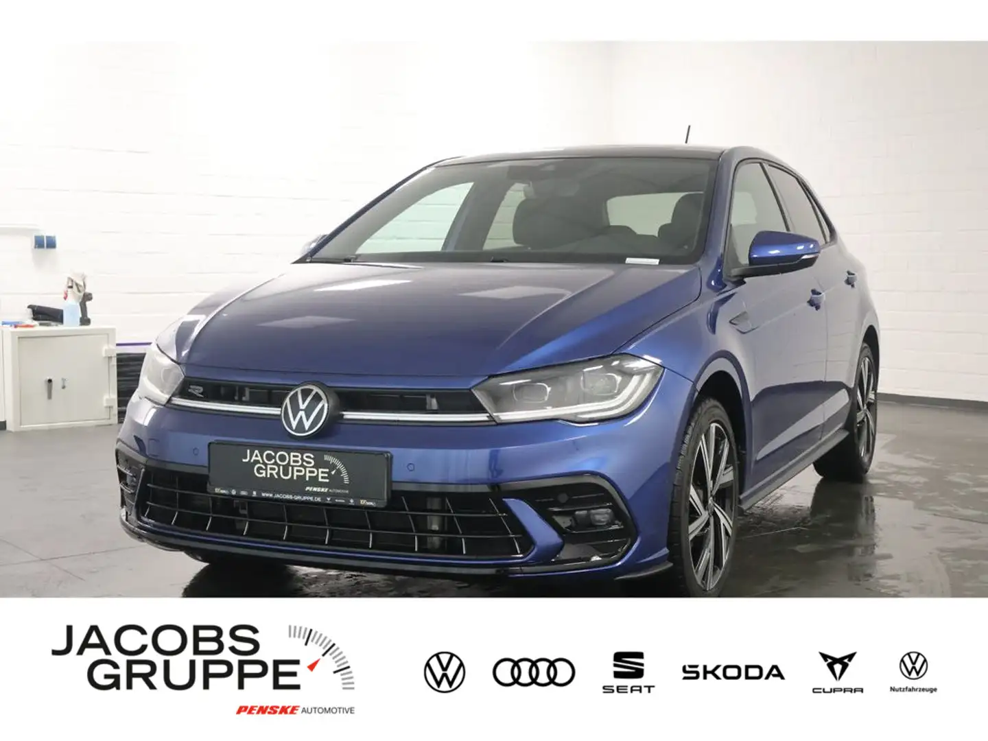 Volkswagen Polo VI 1.0 TSI R-Line DSG,Navi,Matrix,RFK Blau - 2