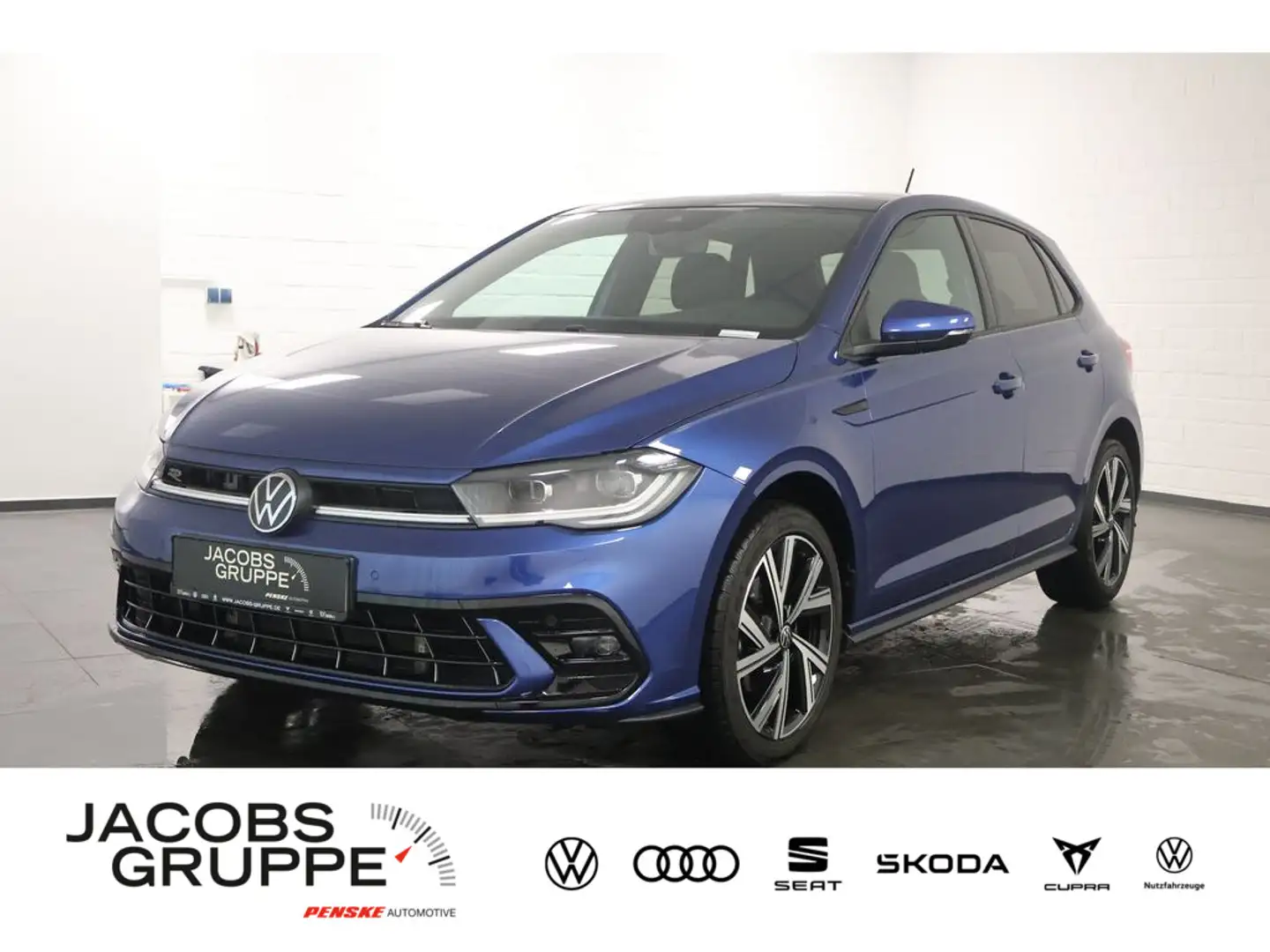 Volkswagen Polo VI 1.0 TSI R-Line DSG,Navi,Matrix,RFK Blau - 1