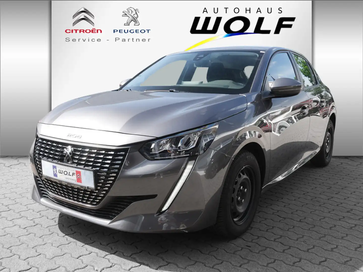 Peugeot 208 Active Pack PureTech 75 KLIMA PDC SHZ LED Grijs - 1