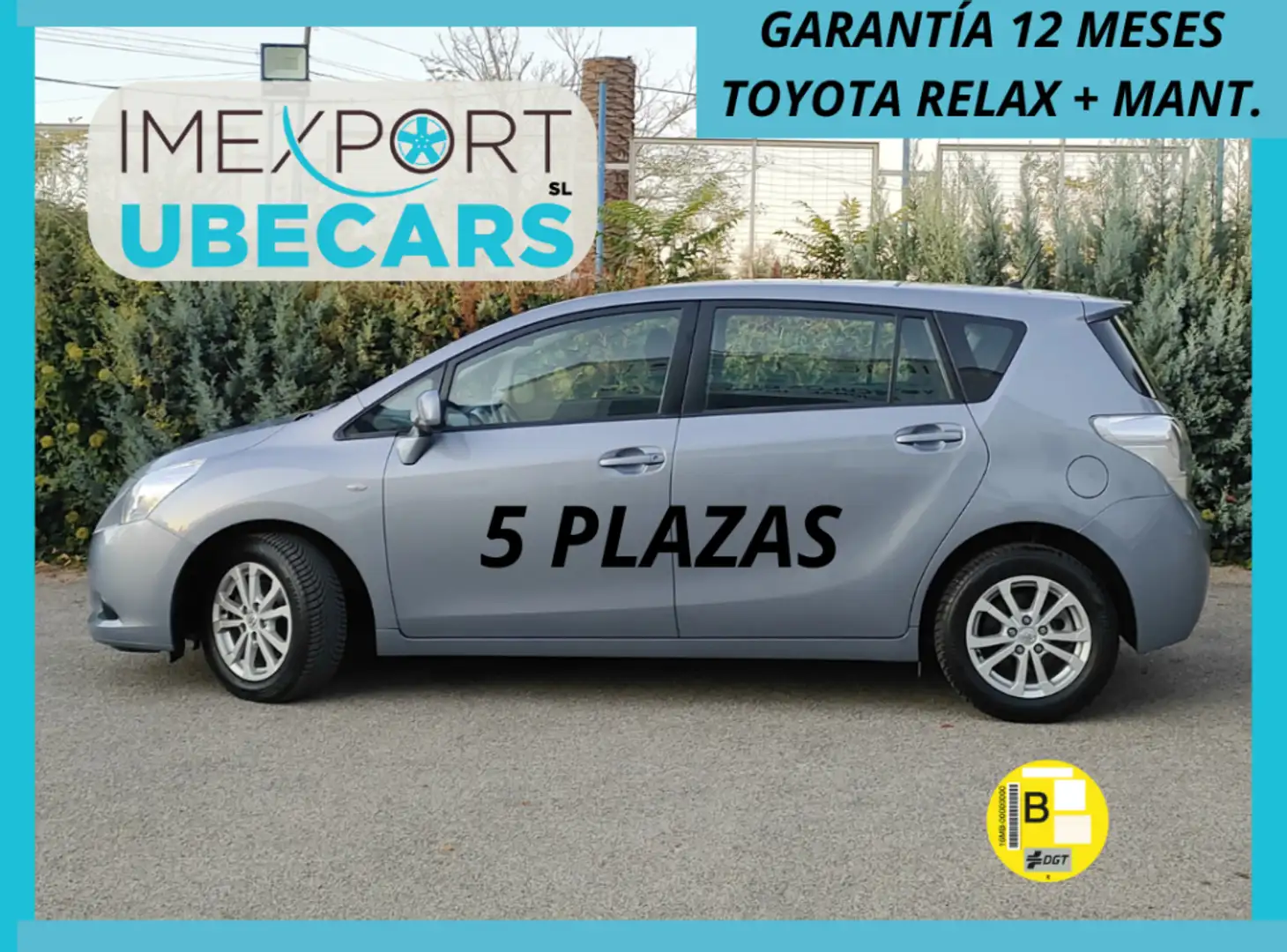 Toyota Verso 2.0D4D Advance Gris - 1