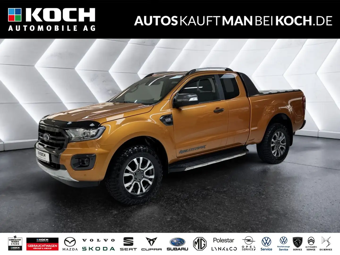 Ford Ranger 3.2 Extrakabine 4x4 Wildtrak STANDHZ LEDER Orange - 1