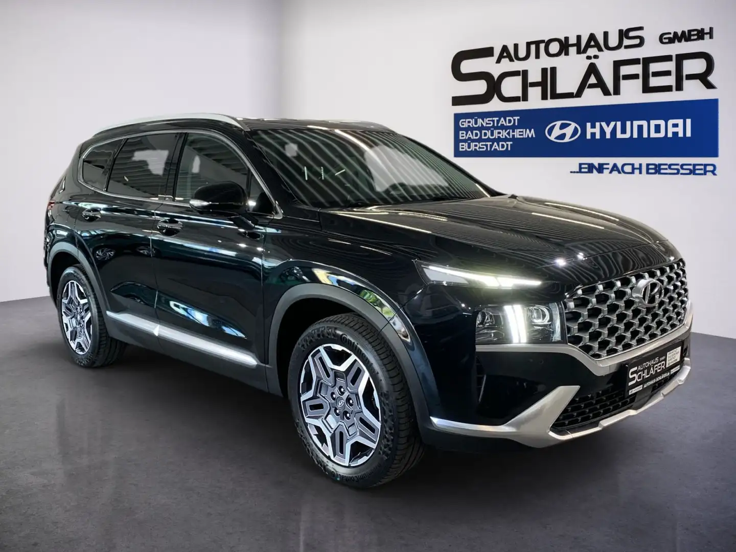 Hyundai SANTA FE 1.6 T-GDI Prime Plug-In Hybrid 4WD AHK Nero - 2
