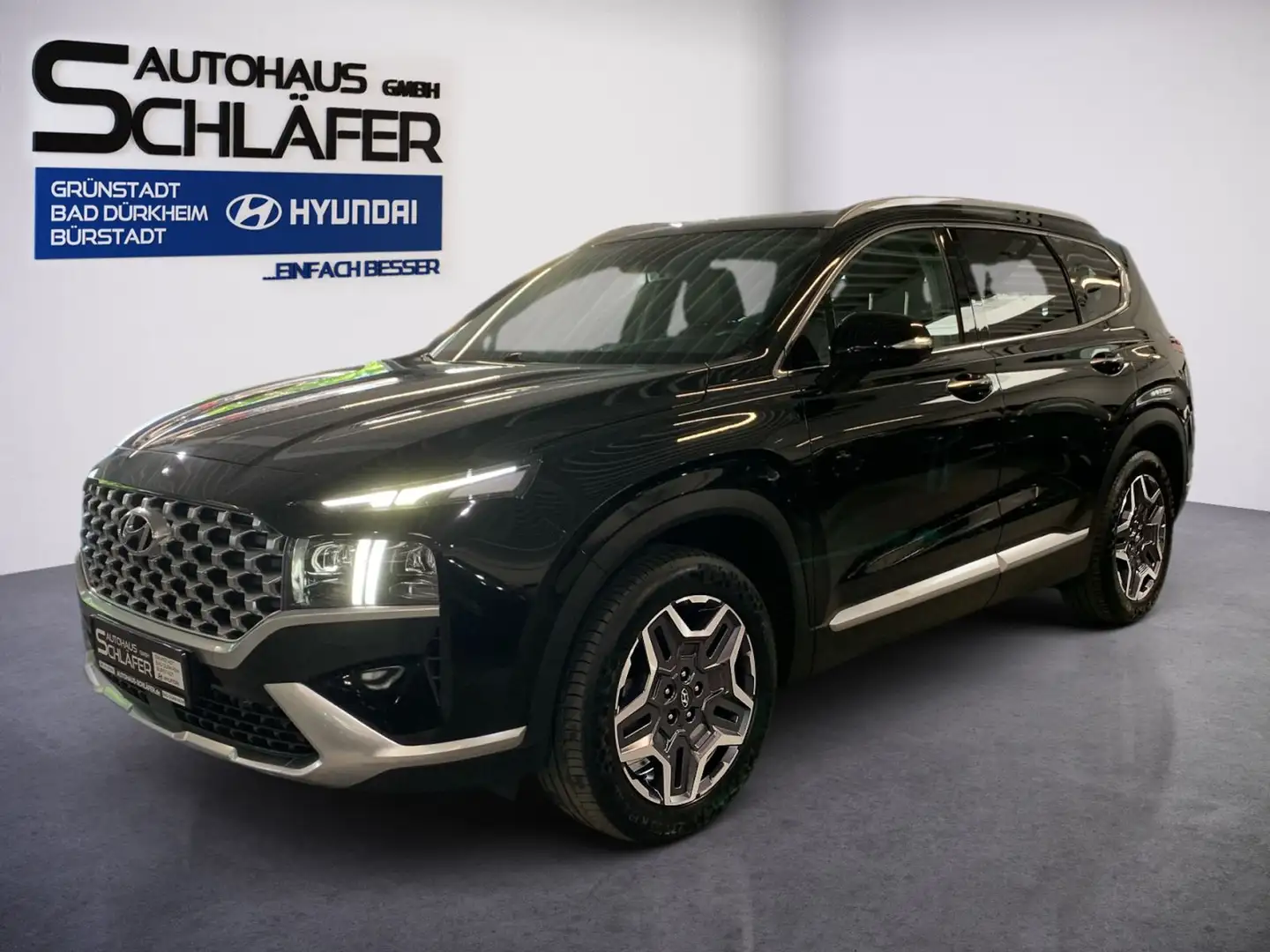 Hyundai SANTA FE 1.6 T-GDI Prime Plug-In Hybrid 4WD AHK Nero - 1