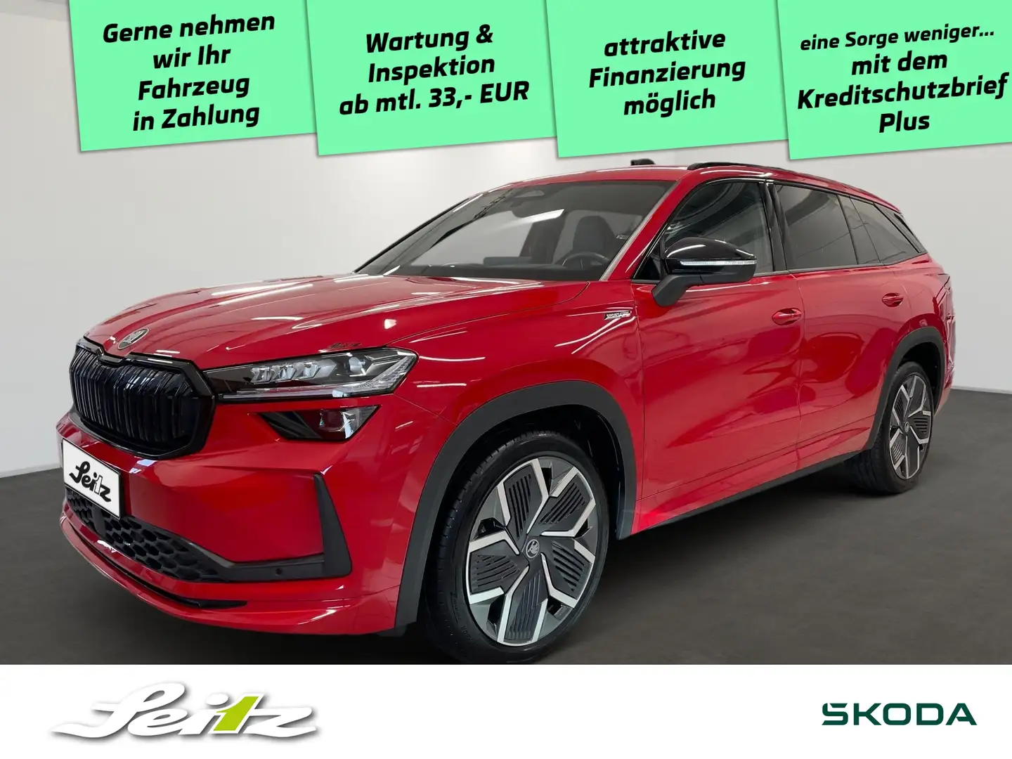 Skoda Kodiaq 2.0 TDI Sportline *HEAD-UP*MATRIX*KAMERA* Rot - 1