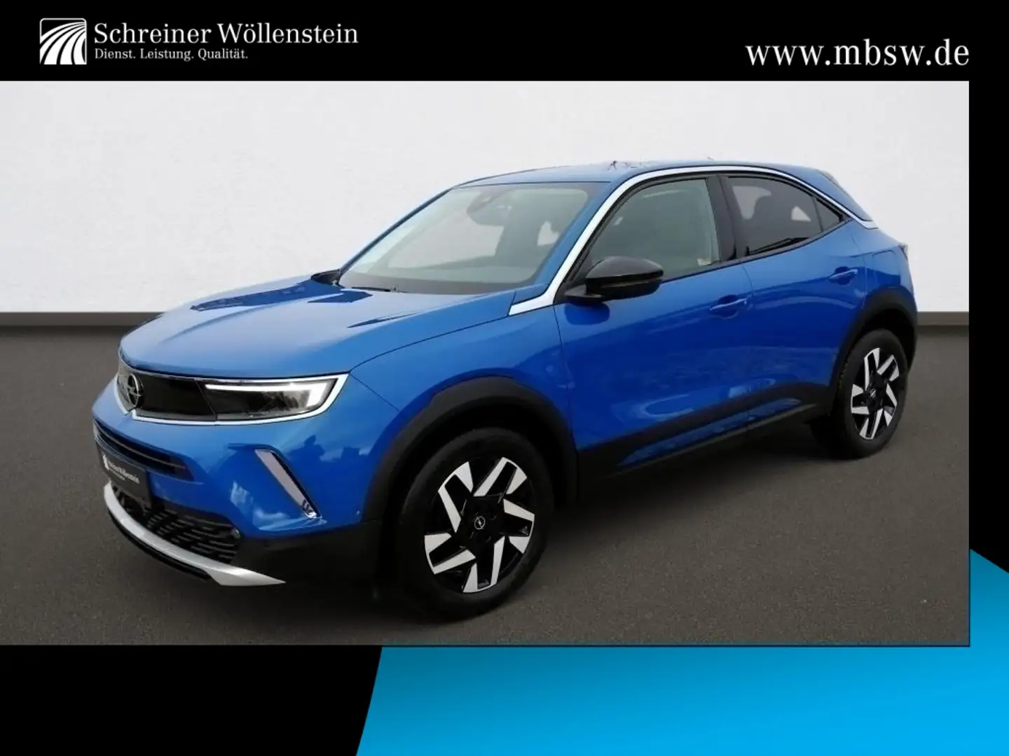 Opel Mokka 1.2 Turbo Elegance RKam*Distr*Navi*DAB*8G Blau - 1