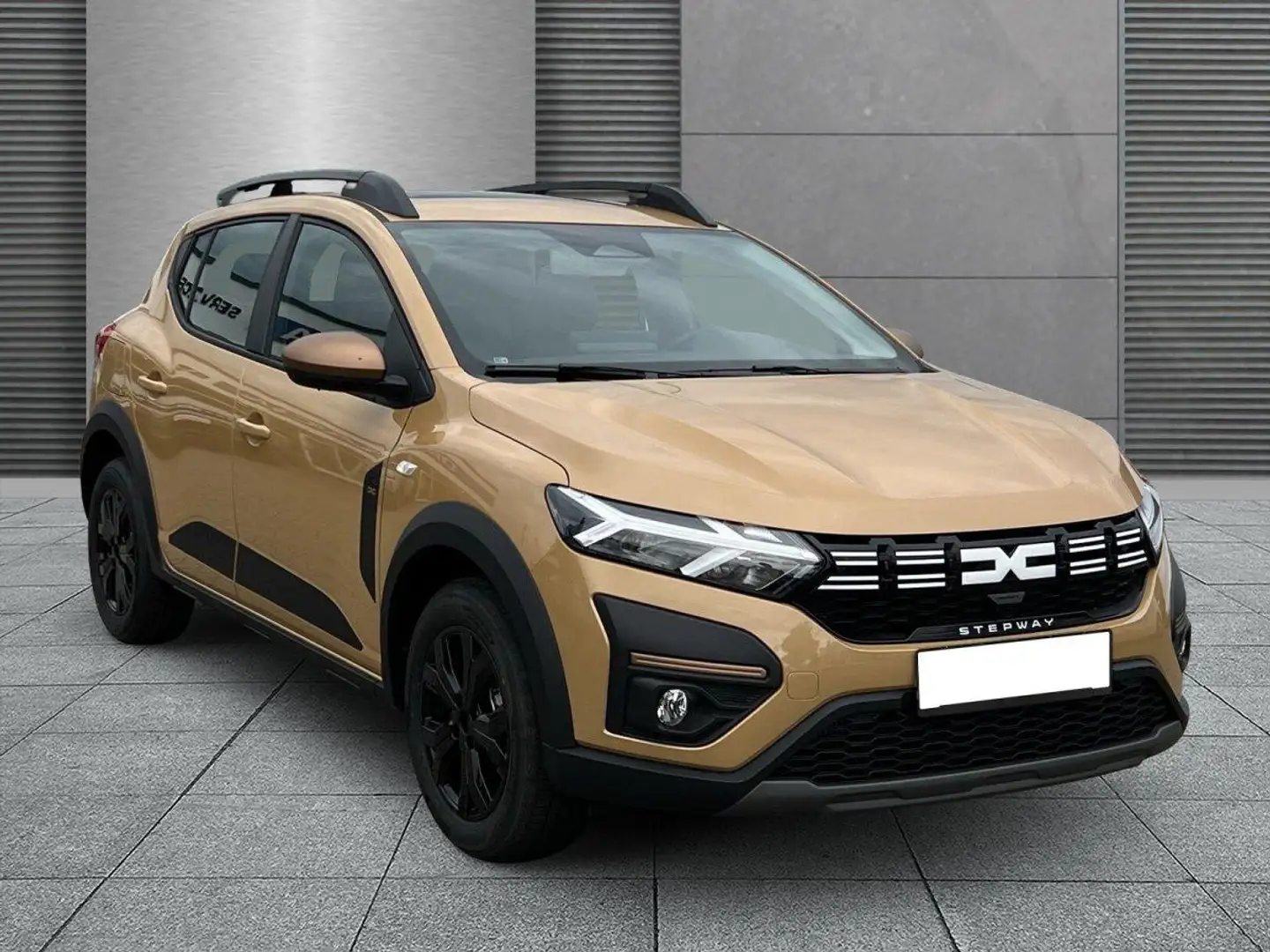 Dacia Sandero Stepway Extreme Schiebedach+SHZ+LED TCe 110 81 ... Béžová - 1