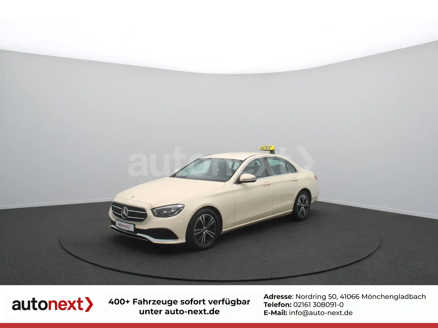 Mercedes-Benz E 220 d 2xAvantgarde Taxi *TAXAMETER* KAMERA (8965) Jaune - 1