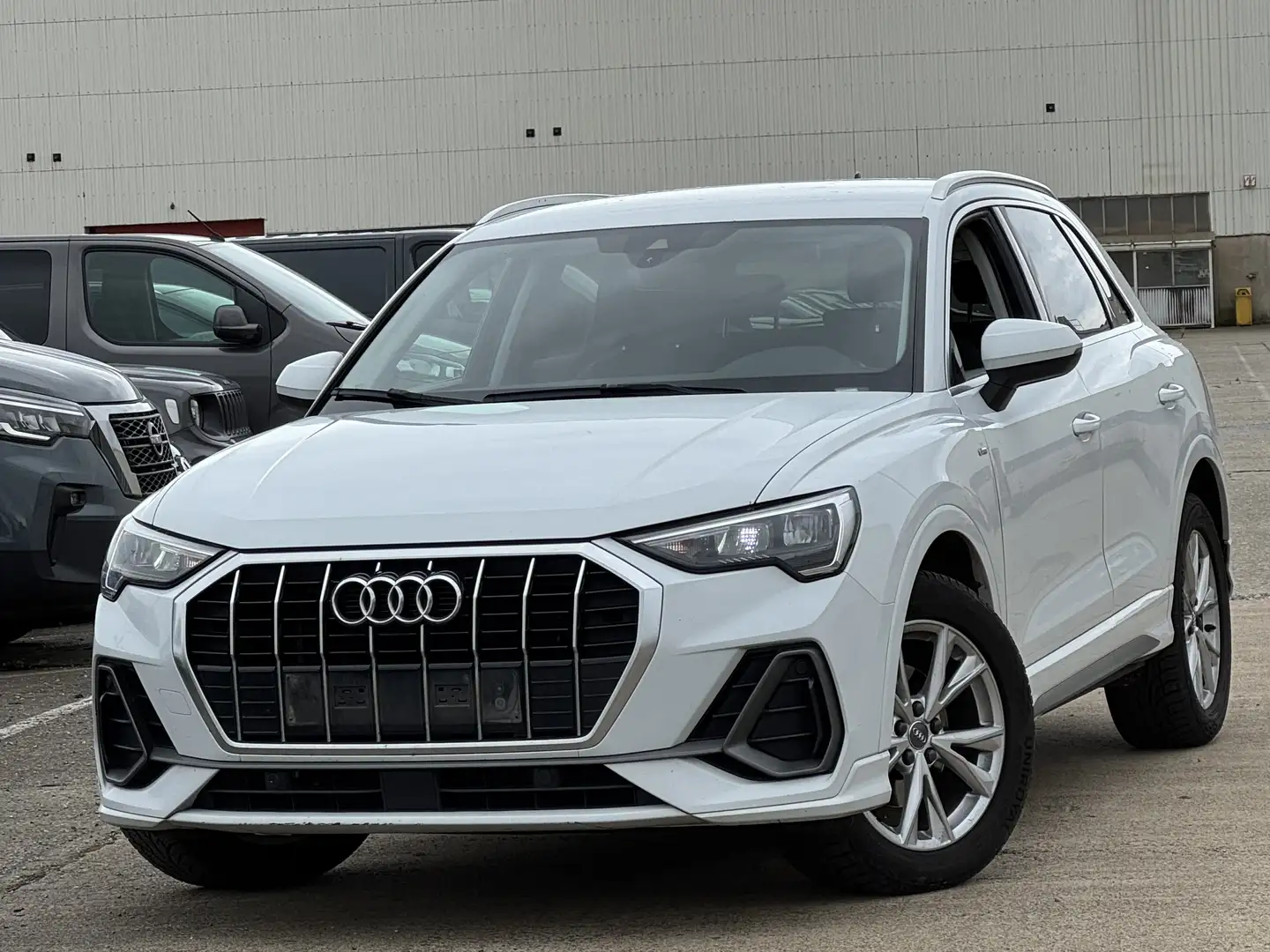 Audi Q3 35 TDi/BOITE AUTO/S LINE/FULLOPTIONS/1PROP CARNET Blanc - 1