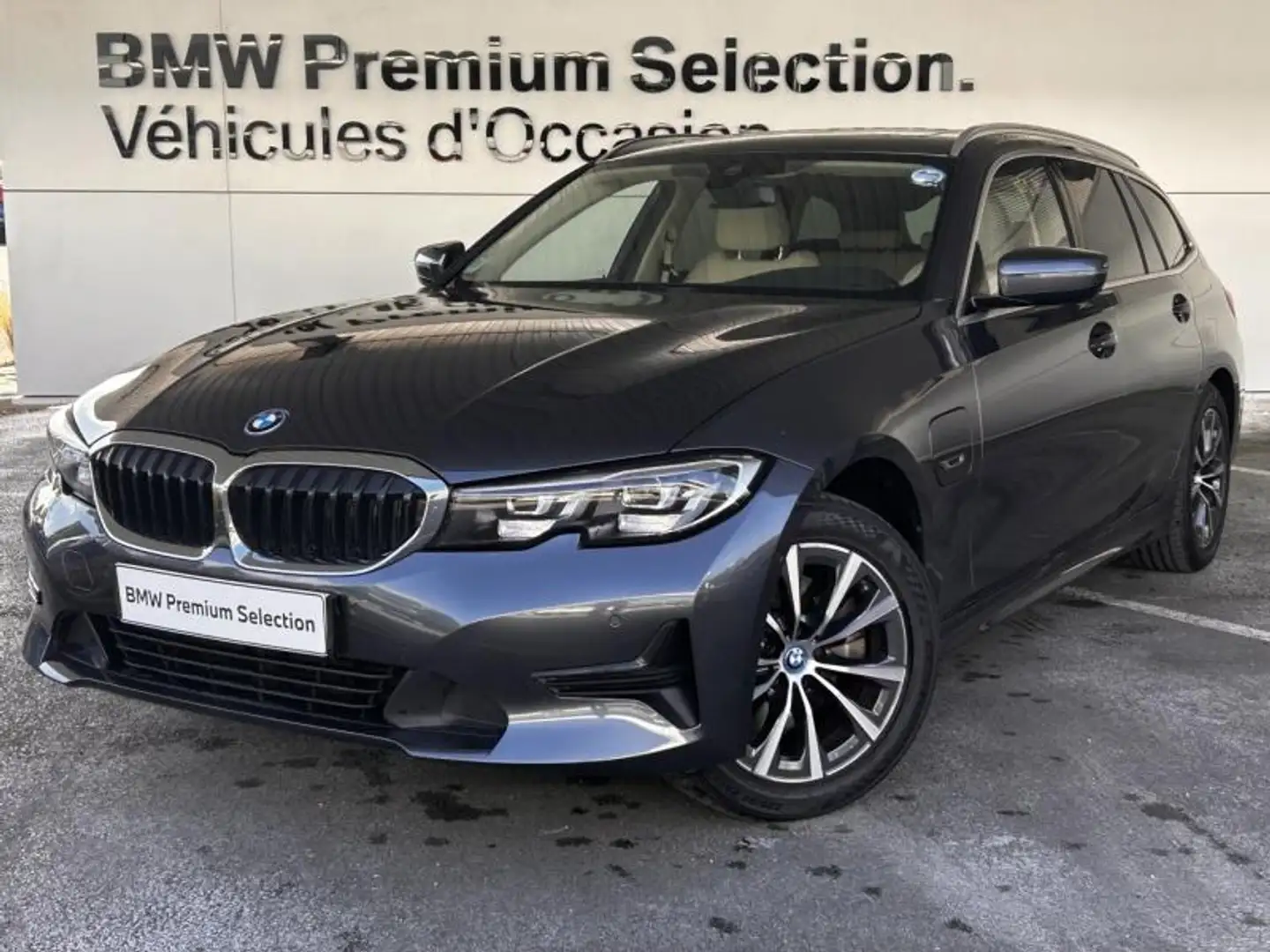 BMW 320 320eA 204ch Business Design Gris - 1