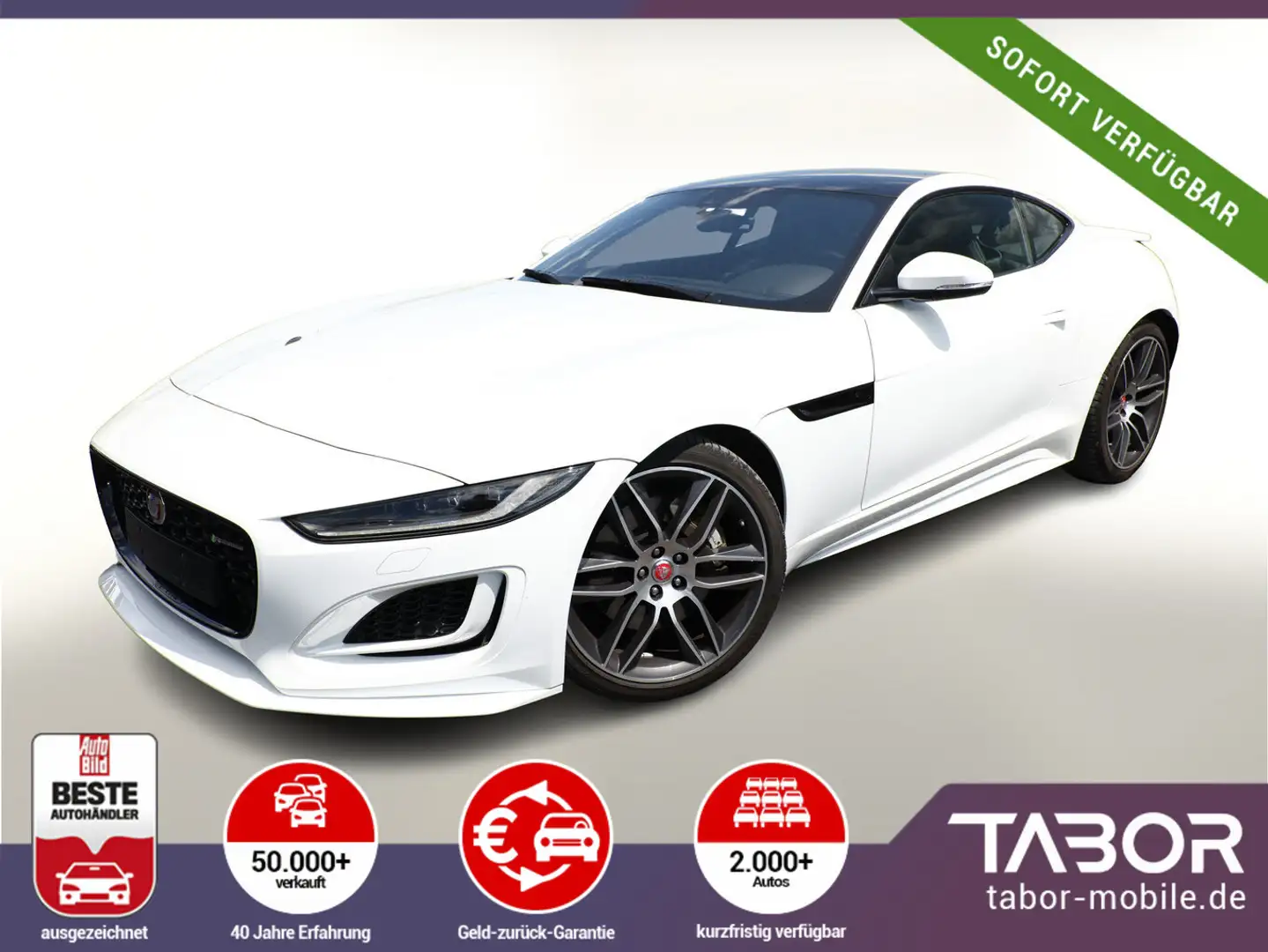 Jaguar F-Type 2.0 P300 R-Dyn DesignP LederP 20Z Weiß - 1