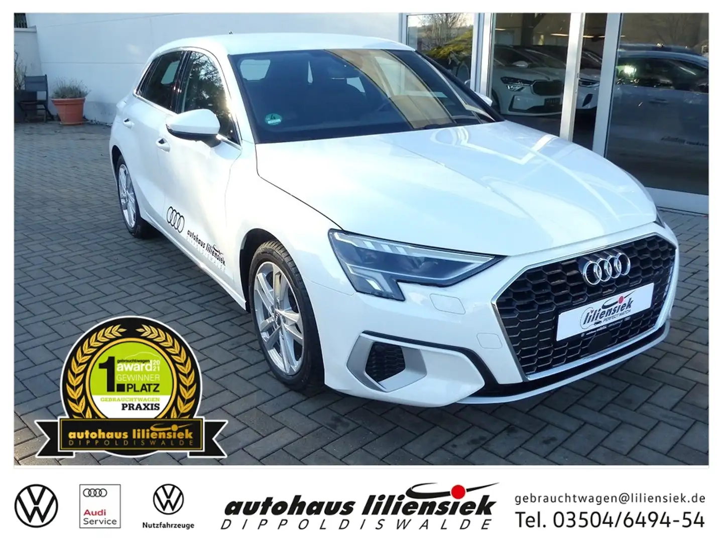 Audi A3 Sportback 35 TFSI S-tronic advanced * Weiß - 1