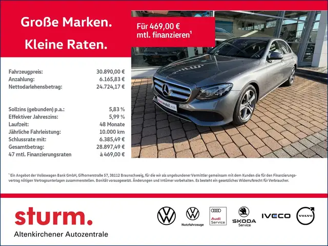 Mercedes-Benz E 550 400 d 4Matic Limousine Avantgarde *Navi, LED Mult