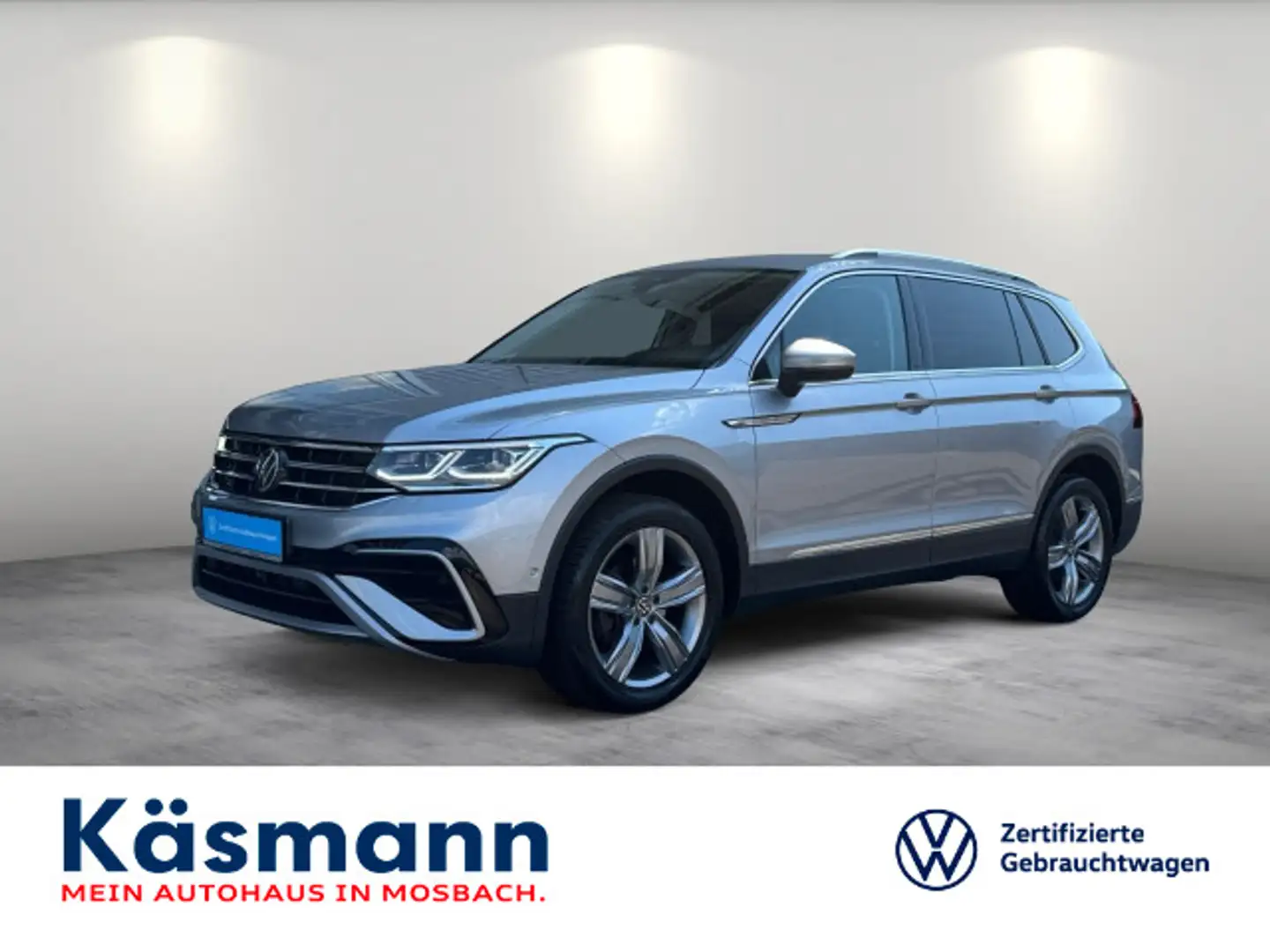 Volkswagen Tiguan Allspace Elegance 2.0TDI 4M AHK HUD KAM Argent - 1