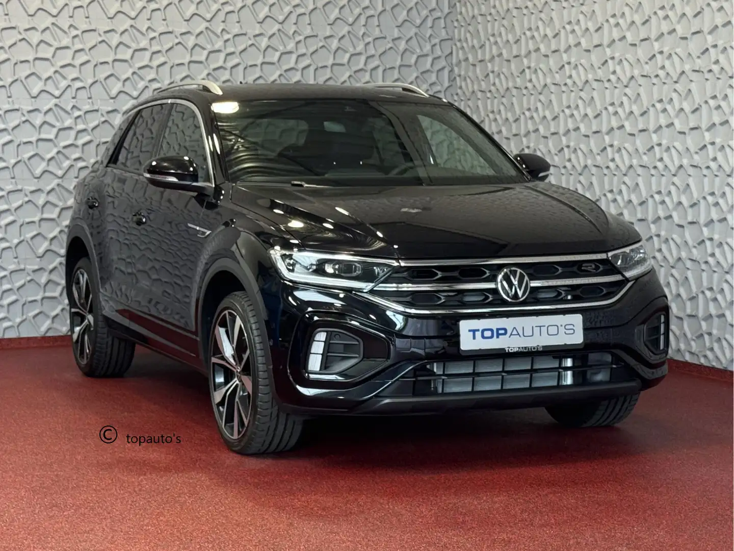Volkswagen T-Roc ✅ NIEUWE AUTO ✅ 1.5 TSI DSG 2025 R-LINE 150PK AFN. Schwarz - 1