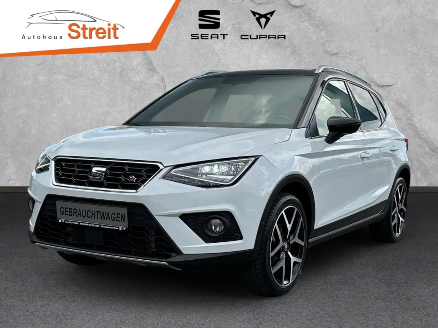 SEAT Arona FR 1.0 TSI 85 KW (115 PS) 6-GANG AHK-abnehmbar Nav Blanc - 1