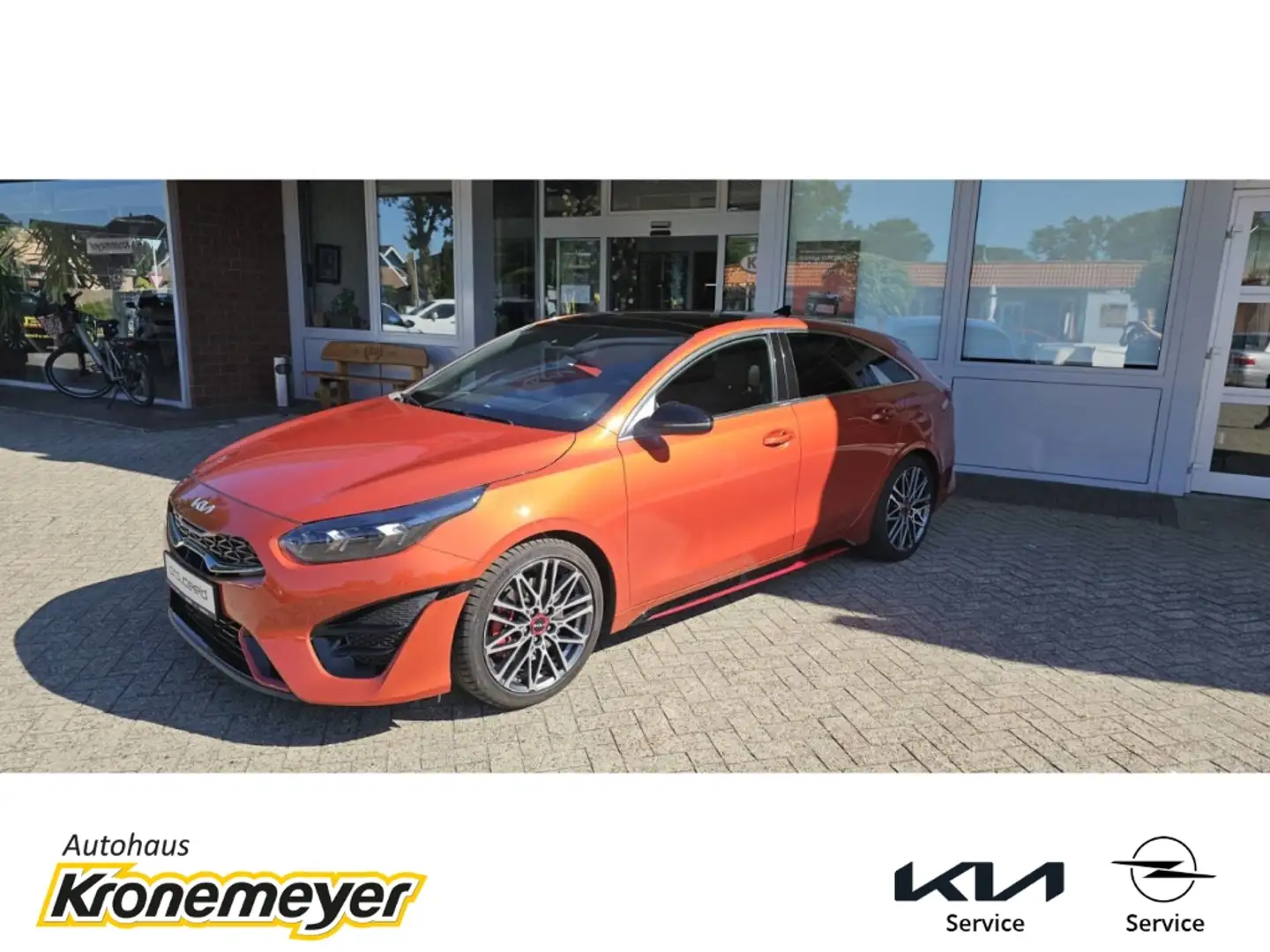 Kia ProCeed / pro_cee'd GT 1.6 T-GDi El. Panodach Navi Leder Digitales Coc Oranje - 2